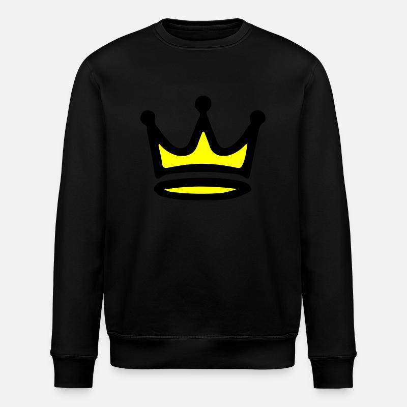 Krone Symbol - Stanley/Stella Unisex Bio-Sweatshirt ROLLER - Schwarz