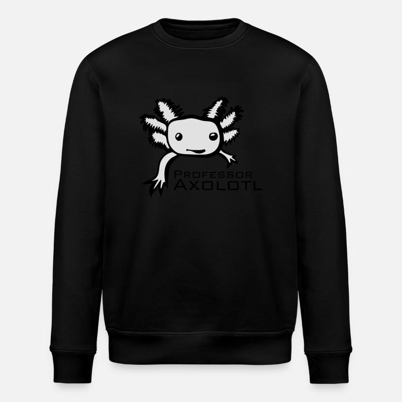 Axolotl - Stanley/Stella Unisex Bio-Sweatshirt ROLLER - Schwarz