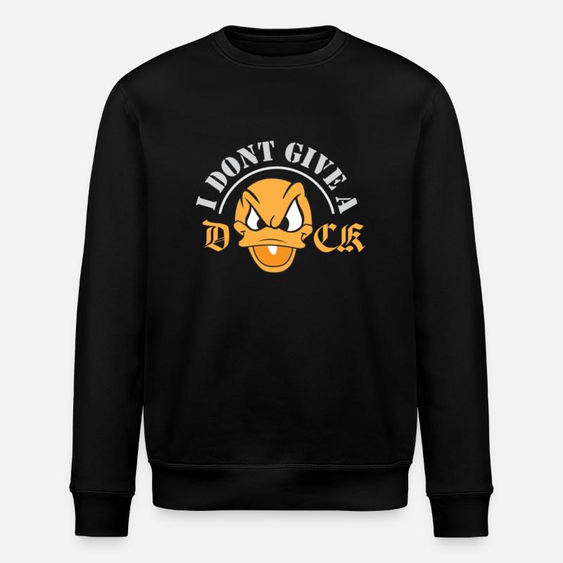 duck - Stanley/Stella ROLLER Unisex Organic Sweatshirt - black