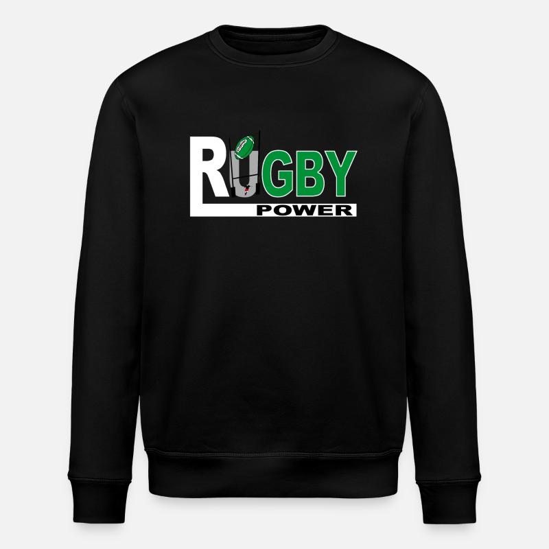 Rugby basque sport - Stanley/Stella ROLLER Unisex Organic Sweatshirt - black
