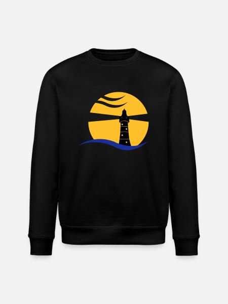 leuchtturm_02 - Stanley/Stella Unisex Bio-Sweatshirt ROLLER - Schwarz