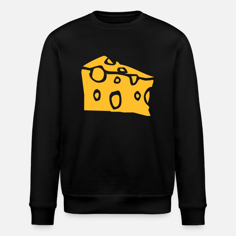 cheese - Stanley/Stella Unisex Bio-Sweatshirt ROLLER - Schwarz
