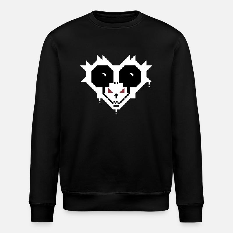 PETSCII M4U5 - Stanley/Stella Unisex Bio-Sweatshirt ROLLER - Schwarz