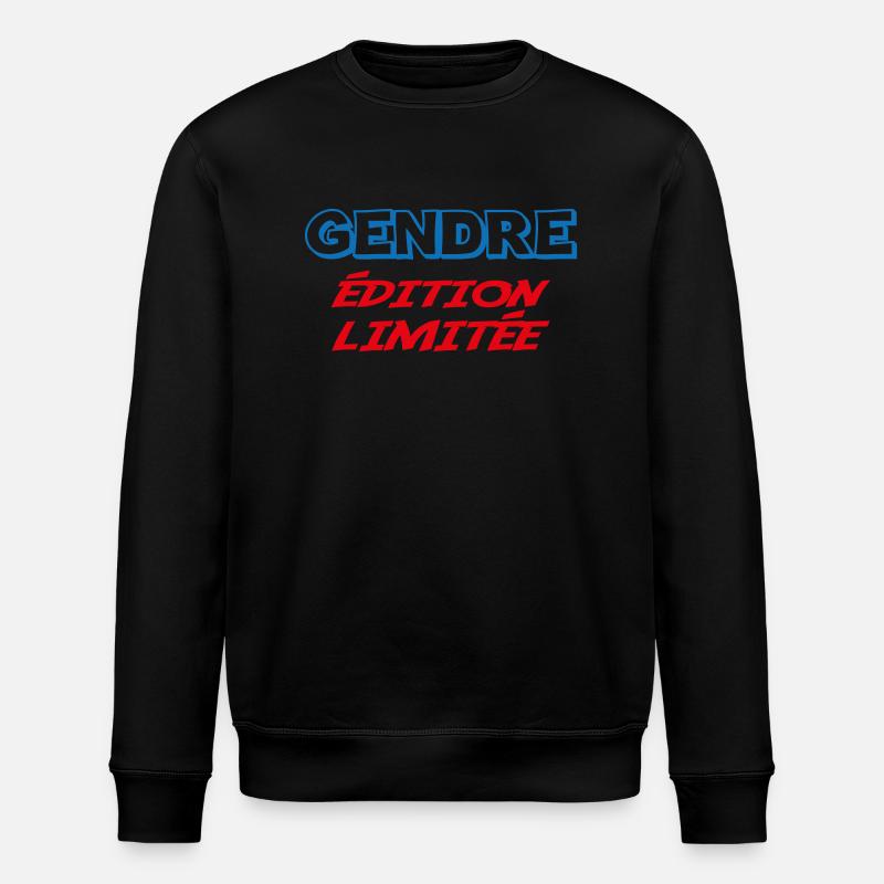 GENDRE édition limitée - Sweat bio ROLLER Stanley/Stella Unisexe - noir
