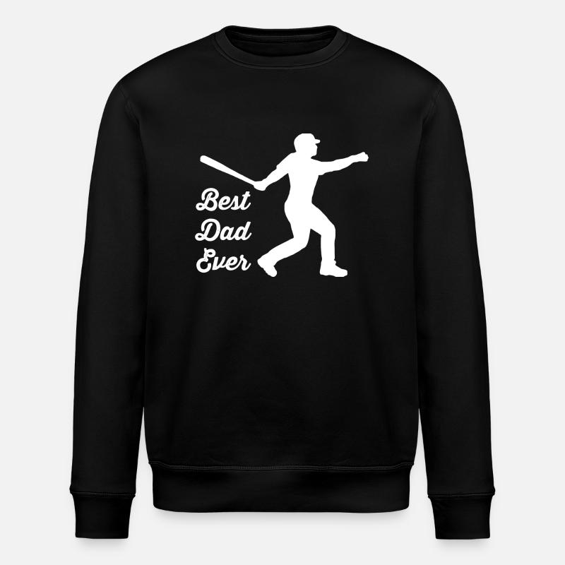 Baseball - Stanley/Stella ROLLER Unisex Organic Sweatshirt - black