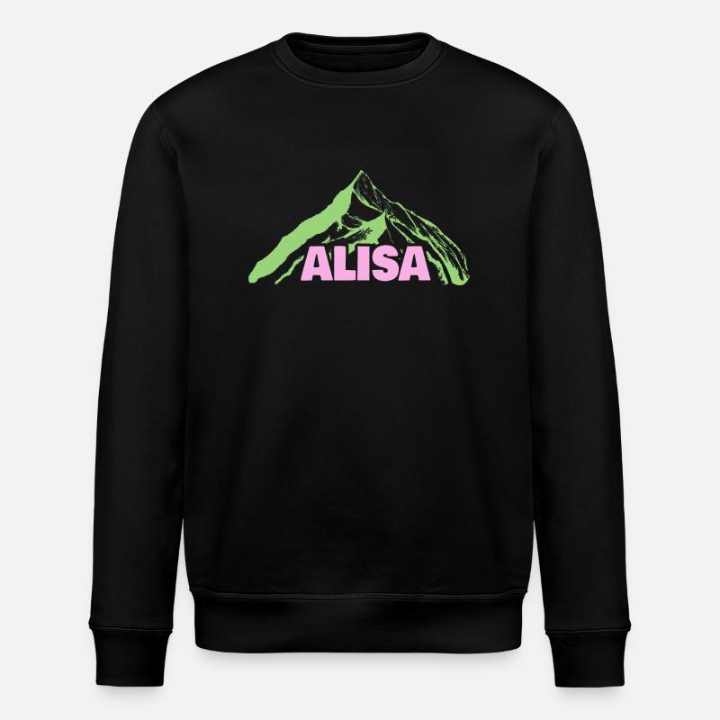Bergsteigen Alisa - Stanley/Stella Unisex Bio-Sweatshirt ROLLER - Schwarz