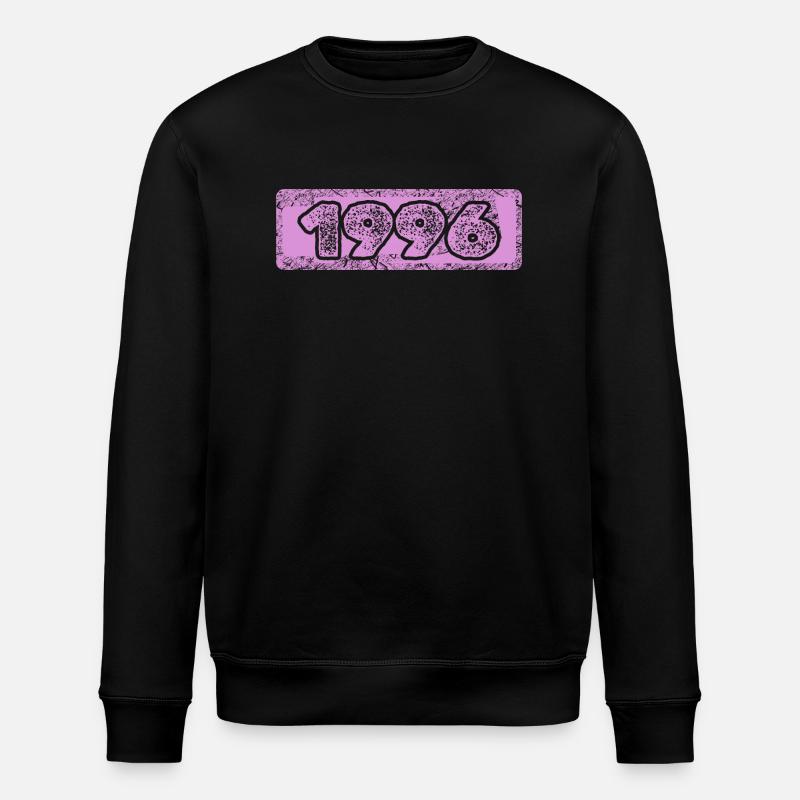 Zahl 1996 - Stanley/Stella Unisex Bio-Sweatshirt ROLLER - Schwarz
