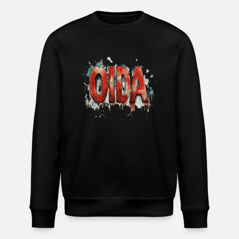 OIDA - Dude! - Stanley/Stella ROLLER Unisex Organic Sweatshirt - black