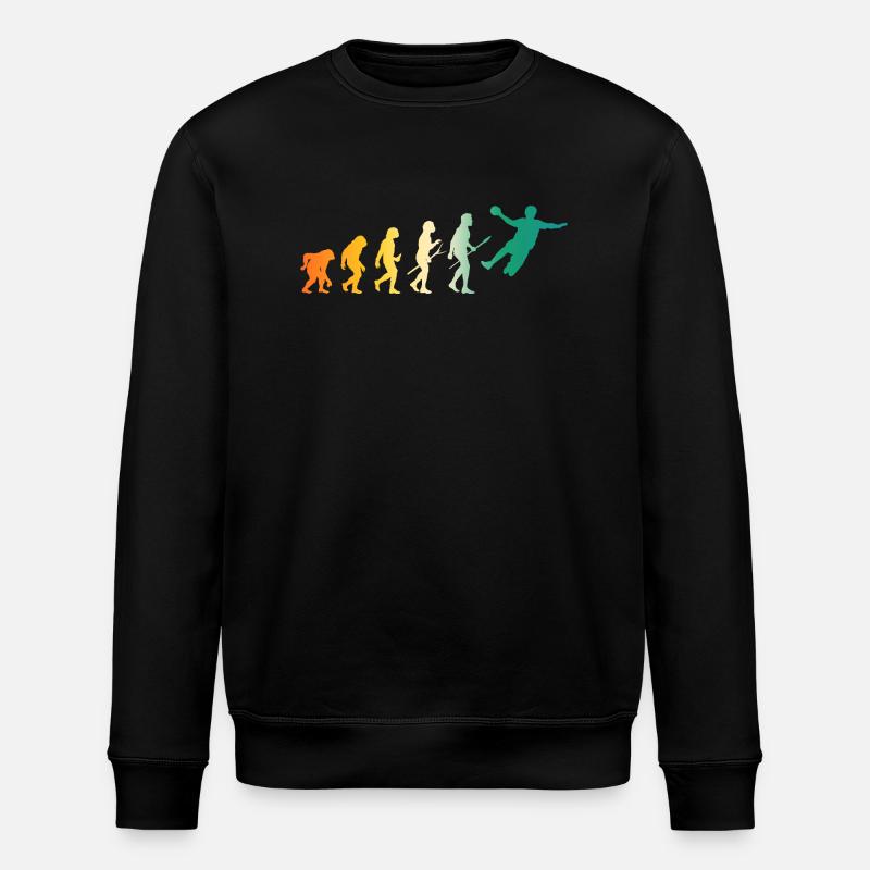 Handballer Evolution Handball - Stanley/Stella Unisex Bio-Sweatshirt ROLLER - Schwarz