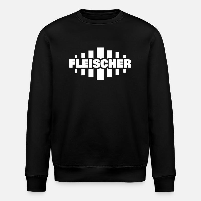 Beruf Fleischer - Stanley/Stella Unisex Bio-Sweatshirt ROLLER - Schwarz