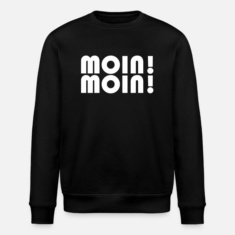 Moin Spruch - Stanley/Stella Unisex Bio-Sweatshirt ROLLER - Schwarz