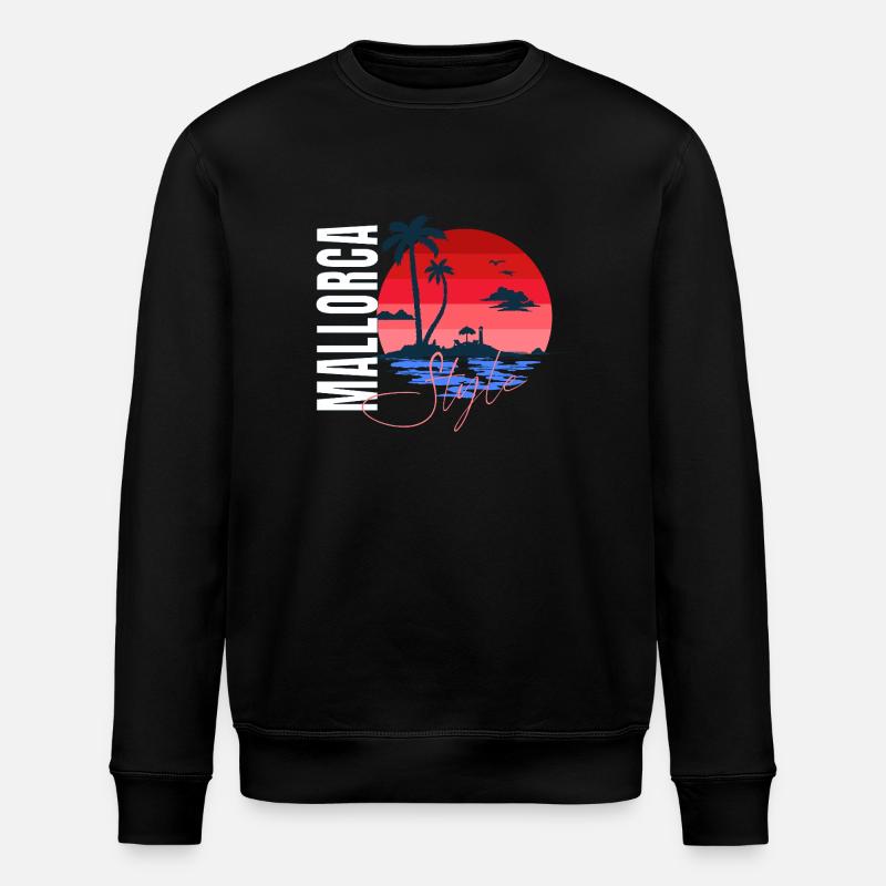 Mallorca Style – Sunset Vibes - Stanley/Stella Unisex Bio-Sweatshirt ROLLER - Schwarz