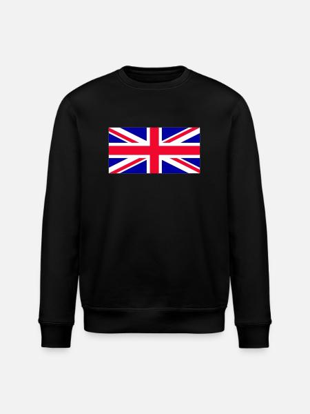 Great Britain - Union Jack - Stanley/Stella ROLLER Unisex Organic Sweatshirt - black