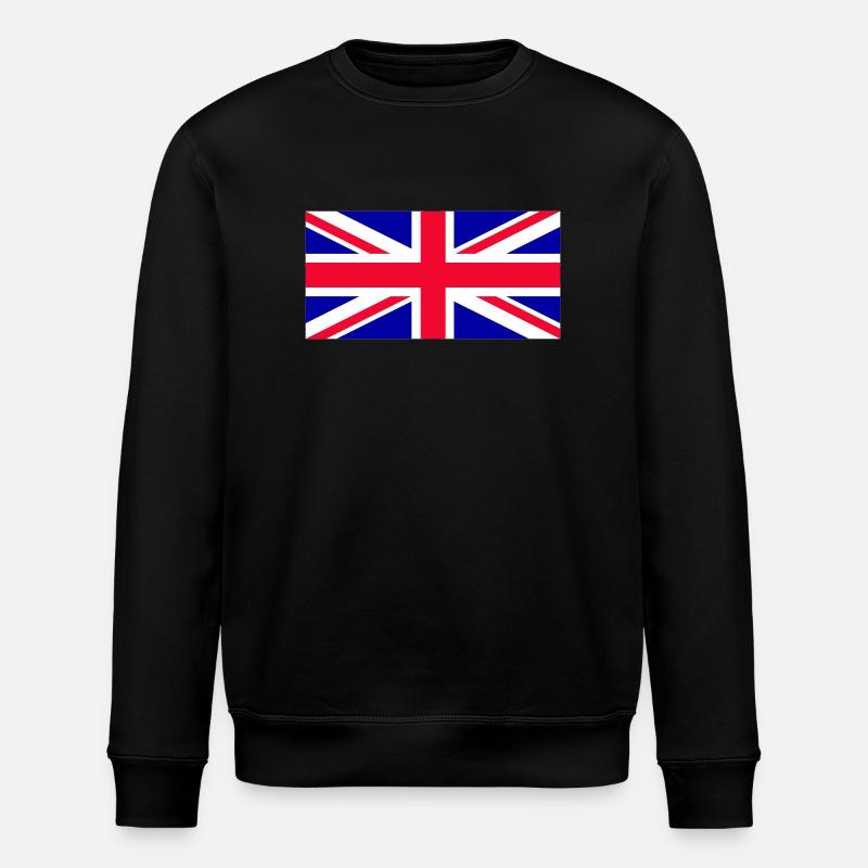 Great Britain - Union Jack - Stanley/Stella ROLLER Unisex Organic Sweatshirt - black