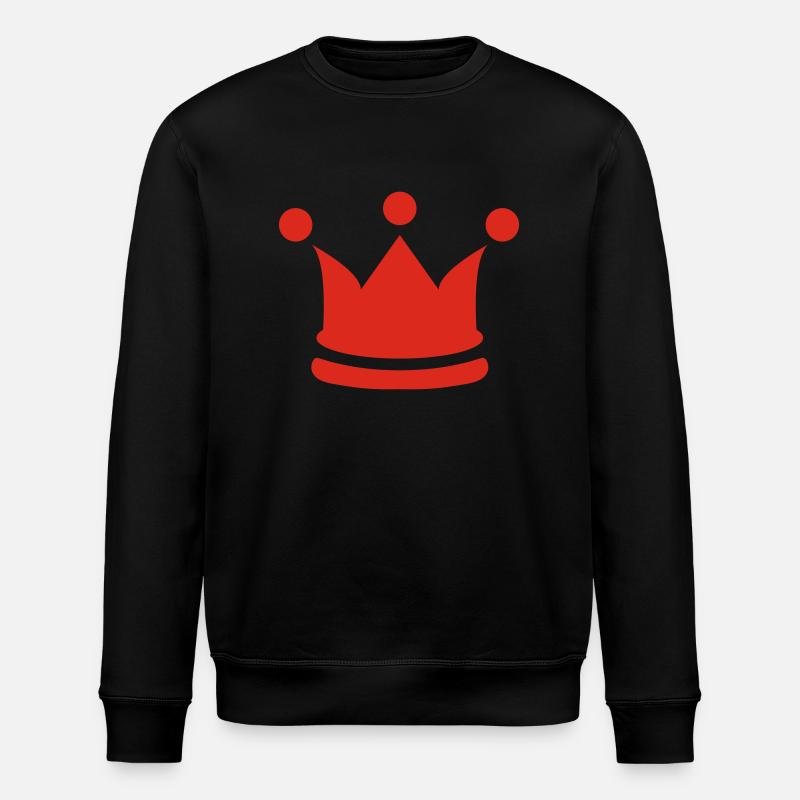 crown - Stanley/Stella ROLLER Unisex Organic Sweatshirt - black