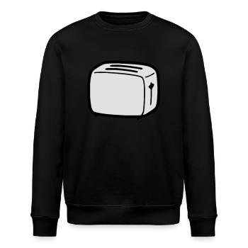 toaster - Stanley/Stella Unisex Bio-Sweatshirt ROLLER - Schwarz - Vorne - Nik (191cm)
