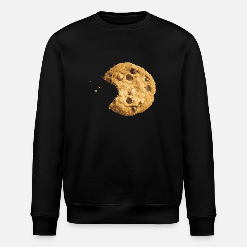 8Bit Cookie - Stanley/Stella Unisex Bio-Sweatshirt ROLLER - Schwarz