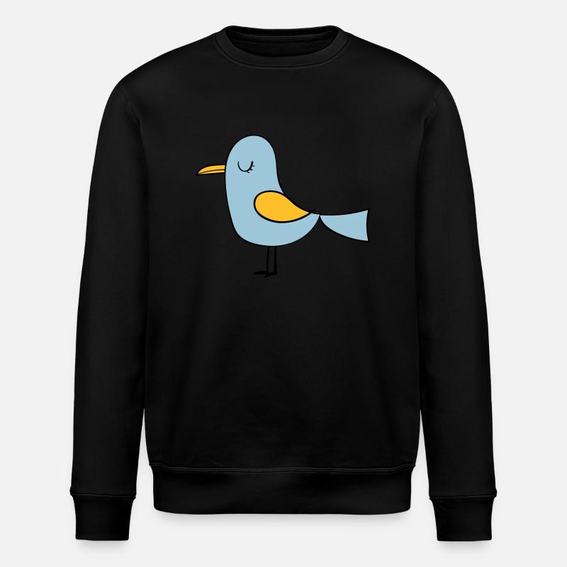 bird - Stanley/Stella ROLLER Unisex Organic Sweatshirt - black