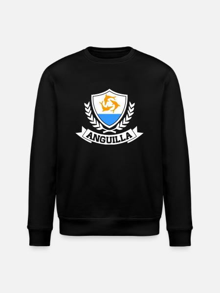 Anguilla - Stanley/Stella ROLLER Unisex Organic Sweatshirt - black