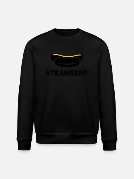 Team Senf - Stanley/Stella Unisex Bio-Sweatshirt ROLLER - Schwarz