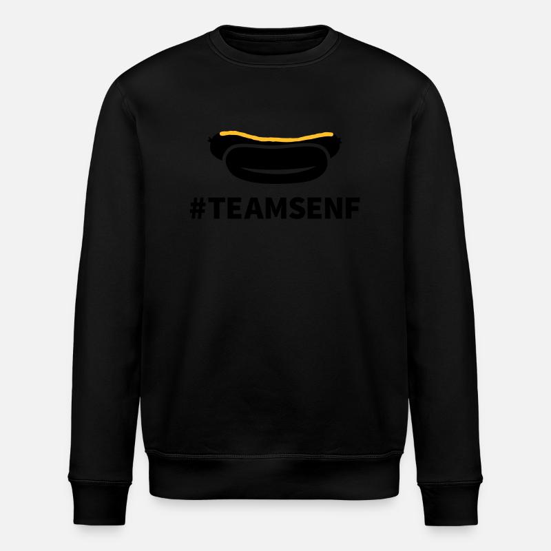 Team Senf - Stanley/Stella Unisex Bio-Sweatshirt ROLLER - Schwarz