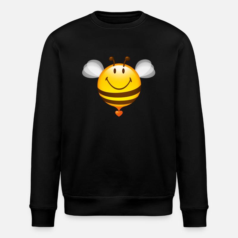 Smiley Bee - Sweat bio ROLLER Stanley/Stella Unisexe - noir