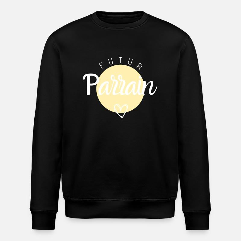 Futur parrain - Sweat bio ROLLER Stanley/Stella Unisexe - noir