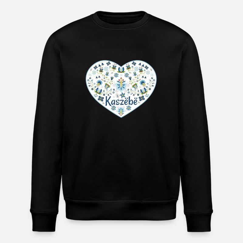 Cœur de Kaszebe - Sweat bio ROLLER Stanley/Stella Unisexe - noir