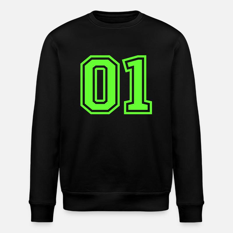 01 Un numéro - Sweat bio ROLLER Stanley/Stella Unisexe - noir