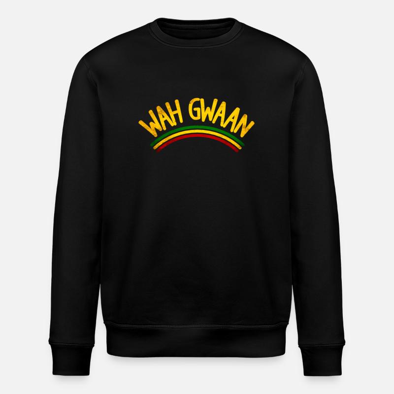 Wah Gwaan - Sweat bio ROLLER Stanley/Stella Unisexe - noir