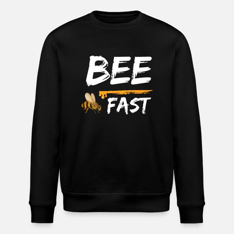 Abeille Rapide Abeilles Miel - Sweat bio ROLLER Stanley/Stella Unisexe - noir