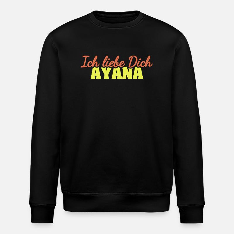 Ayana - Stanley/Stella Unisex Bio-Sweatshirt ROLLER - Schwarz