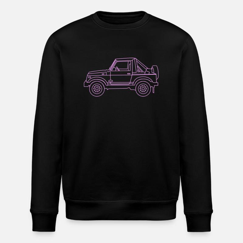 4x4 Rose - Sweat bio ROLLER Stanley/Stella Unisexe - noir