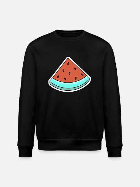 Melone Summer Comic - Stanley/Stella Unisex Bio-Sweatshirt ROLLER - Schwarz