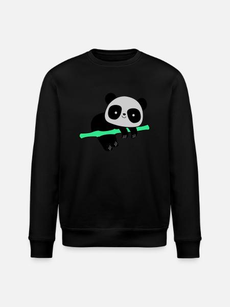 Panda - Sweat bio ROLLER Stanley/Stella Unisexe - noir
