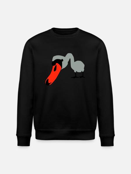 SWAN SCHWAN - Stanley/Stella ROLLER Unisex Organic Sweatshirt - black