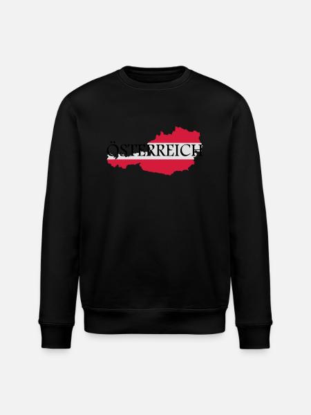 Austria - Stanley/Stella ROLLER Unisex Organic Sweatshirt - black