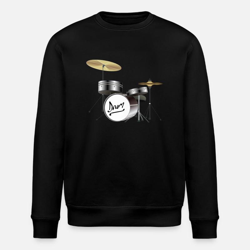 percussion - Stanley/Stella ROLLER Unisex Organic Sweatshirt - black
