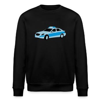 polizei - Stanley/Stella Unisex Bio-Sweatshirt ROLLER - Schwarz - Vorne - Nik (191cm)