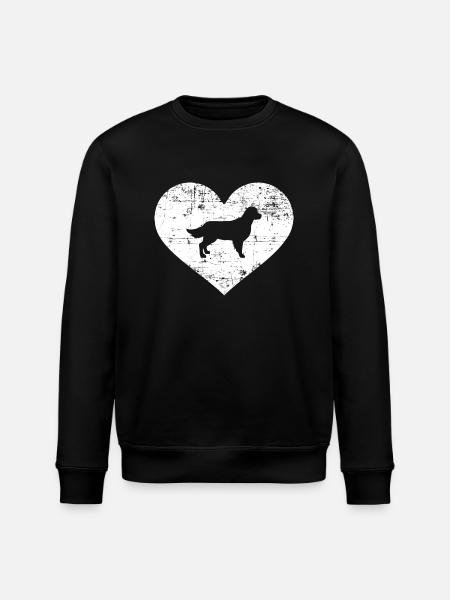 Golden Retriever - Stanley/Stella Unisex Bio-Sweatshirt ROLLER - Schwarz