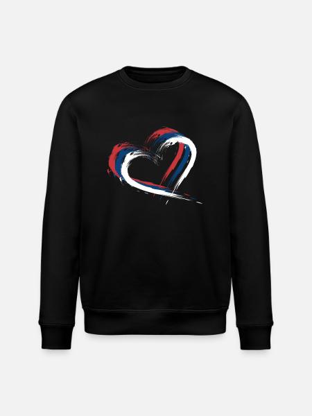 Drapeau de la Serbie - Sweat bio ROLLER Stanley/Stella Unisexe - noir
