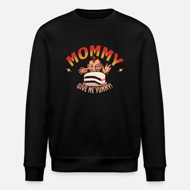 Mama, lecker! - Stanley/Stella Unisex Bio-Sweatshirt ROLLER - Schwarz