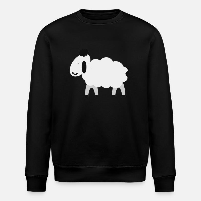 sheep - Stanley/Stella ROLLER Unisex Organic Sweatshirt - black