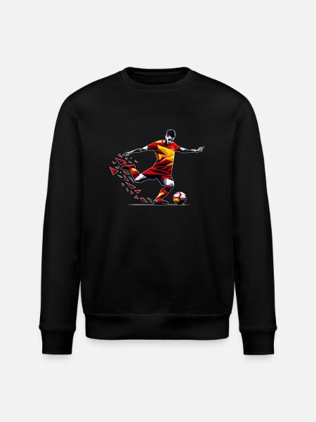 Fussball Spanien - Stanley/Stella Unisex Bio-Sweatshirt ROLLER - Schwarz