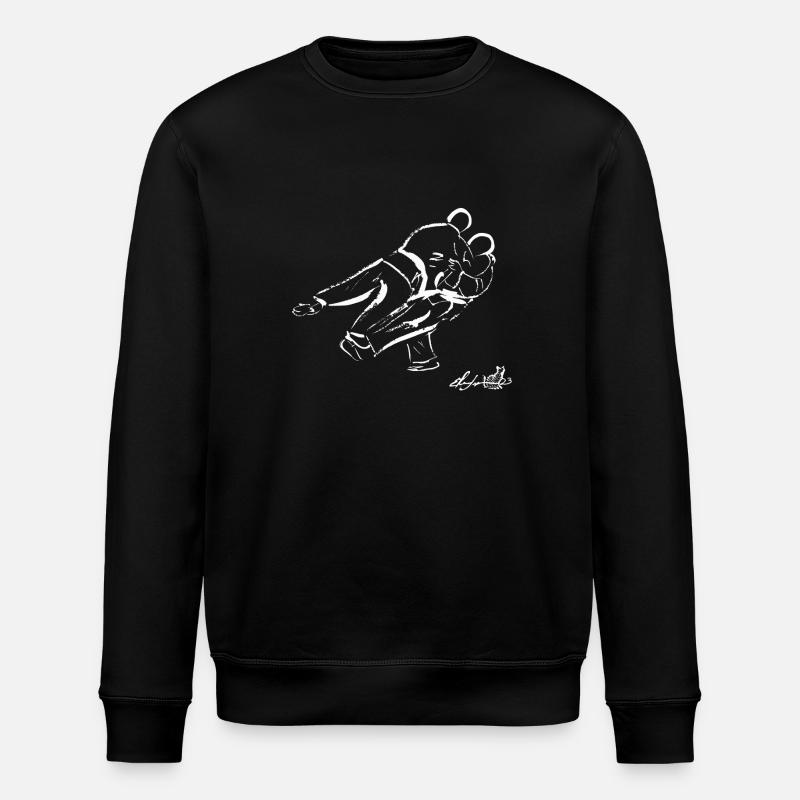 YOKO GAKE BLANC - Sweat bio ROLLER Stanley/Stella Unisexe - noir