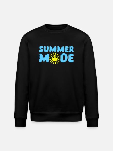 Summer Mode - Stanley/Stella ROLLER Unisex Organic Sweatshirt - black