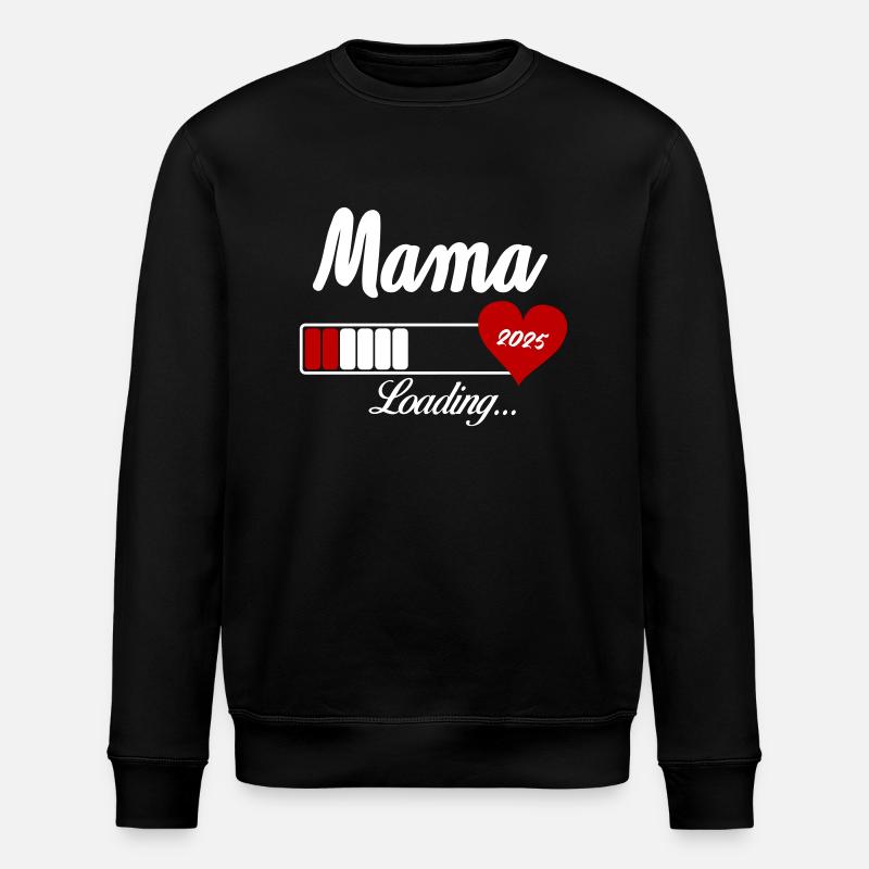 Mama Loading 2025 - Stanley/Stella ROLLER Unisex Organic Sweatshirt - black