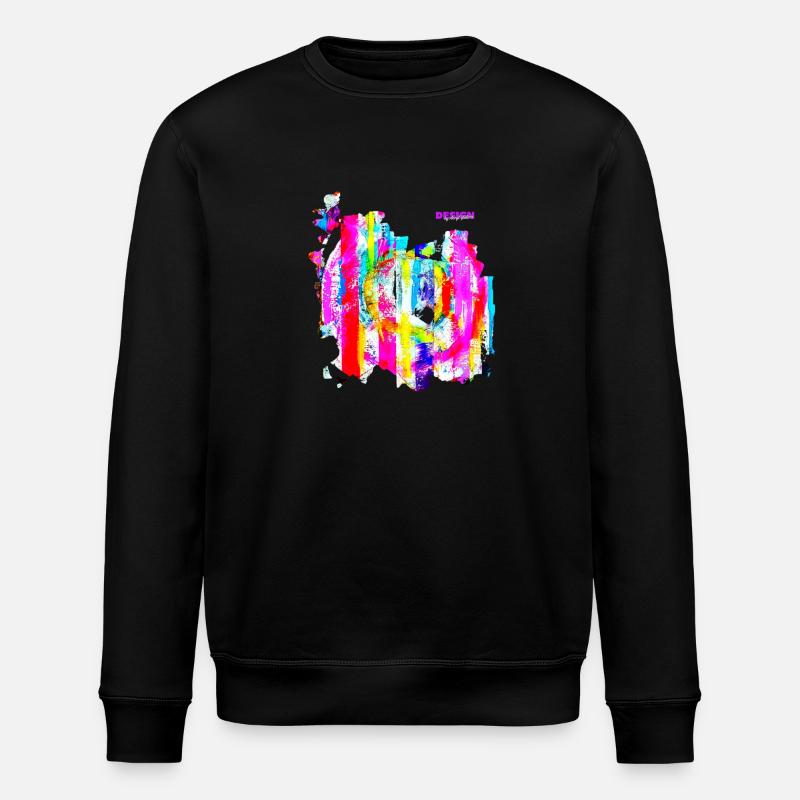 « RetroBack » par Acryl Galerie & Design - Sweat bio ROLLER Stanley/Stella Unisexe - noir