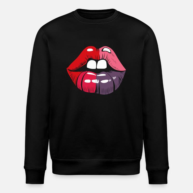 LÈVRES - Sweat bio ROLLER Stanley/Stella Unisexe - noir