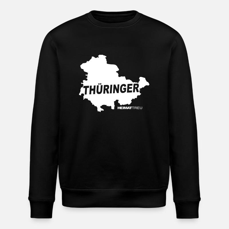 Thüringer Treue - Stanley/Stella Unisex Bio-Sweatshirt ROLLER - Schwarz